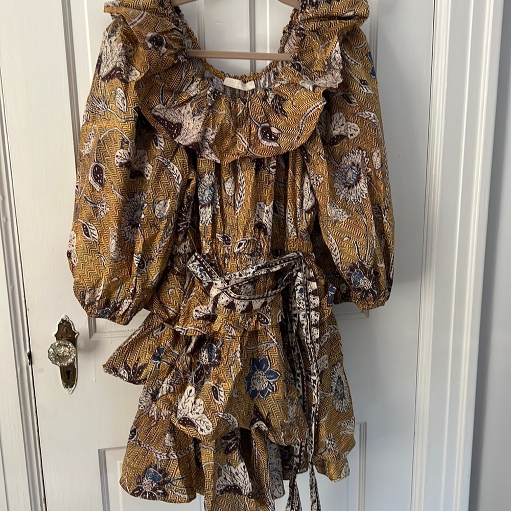 Ulla Johnson Giselle Dress, Oleander Size 6, tags on. Brand new. Fall colors